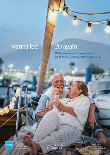 Part of the Greece ad campaign to lure northern European pensioners.