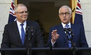 Scott Morrison and Malcolm Turnbull
