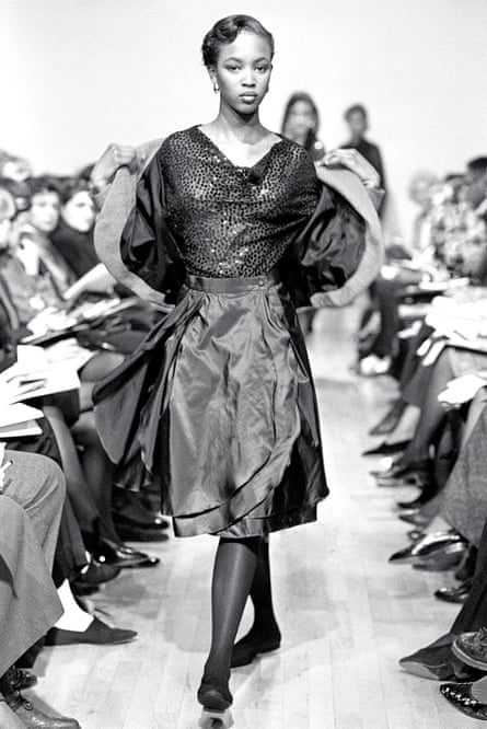 Naomi Campbell for Jasper Conran Autumn Winter 1987