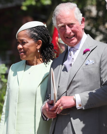 Prince Charles with Doria Ragland, Megan Markle’s mother, after the ceremony