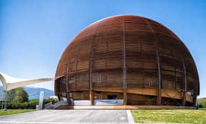 Particle party people … the exterior of Cern, home to the biggest machine ever created.