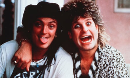 Ozzy Osbourne, right, in The Decline of Western Civilization Pt II: The Metal Years.