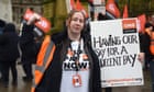 ‘We’ve been taken for granted for too long’: equal pay strikes by women spread across Scotland