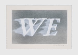 Ed Ruscha, We (#1), 2020