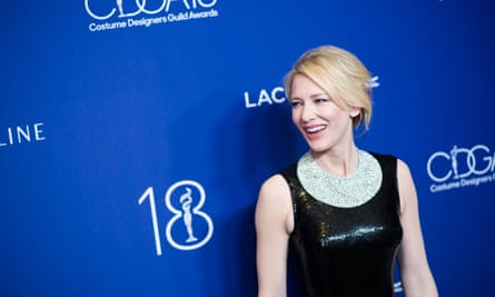 Cate Blanchett at the 18th Costume Designers Guild Awards at The Beverly Hilton Hotel.