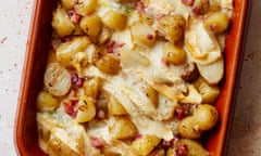 Thomasina Miers' tartiflette with jersey royals and pancetta