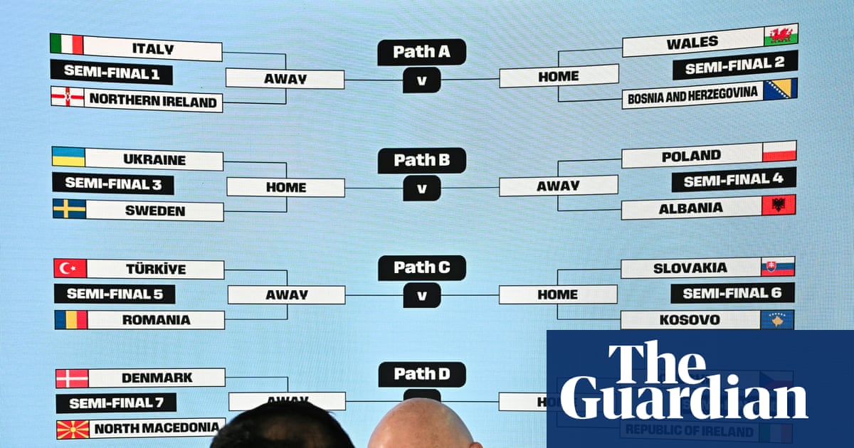 World Cup playoff draw: Wales face Bosnia, Northern Ireland head to Italy, Ireland go to Prague