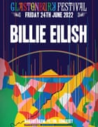 The poster announcing Eilish’s appearance.