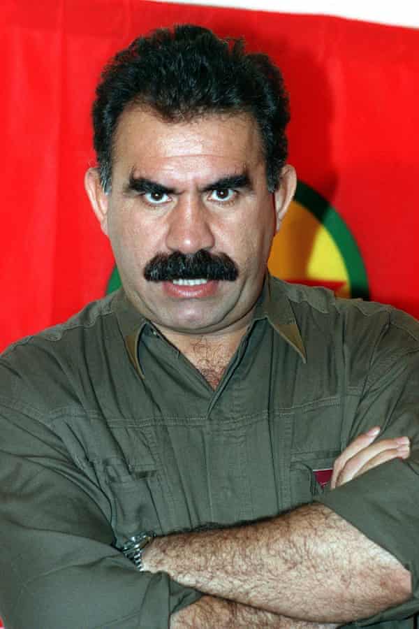 Abdullah Öcalan, the head of the PKK, in 1993. He has been imprisoned since 1999.