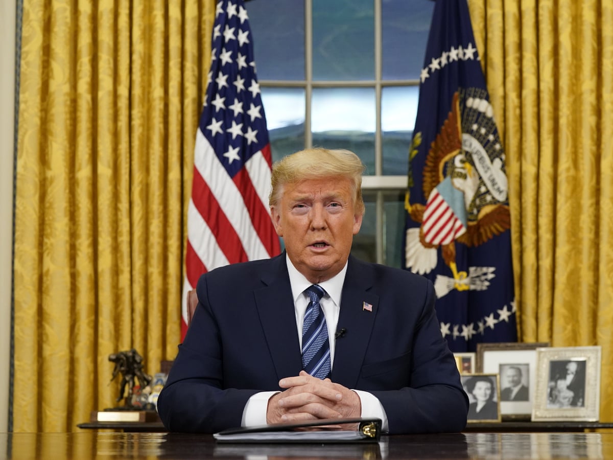 Trump To Suspend Travel From Europe Excluding Uk Amid Coronavirus Outbreak World News The Guardian