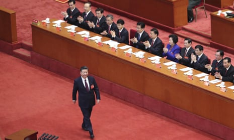 Xi Jinping opens the 19th National Congress of the Communist Party of China.