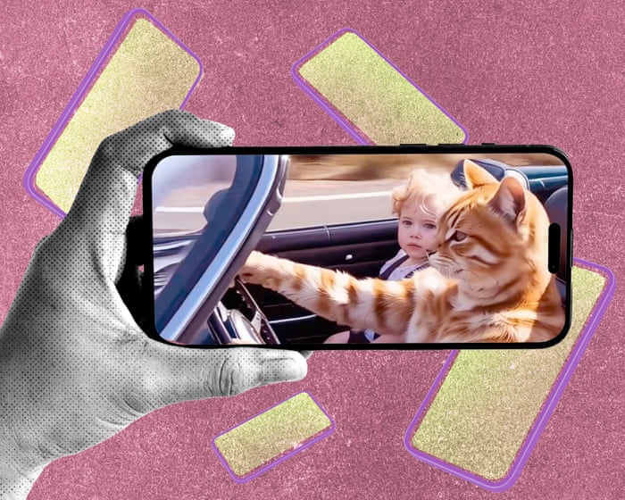 AI has created a new breed of cat video: addictive, disturbing and nauseatingly quick soap operas