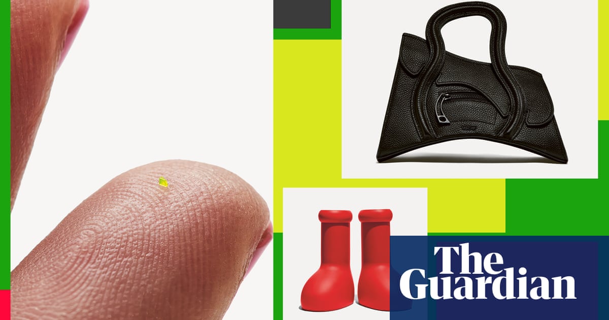 From Big Red Boots to a Microscopic Handbag, MSCHF's viral designs in pictures