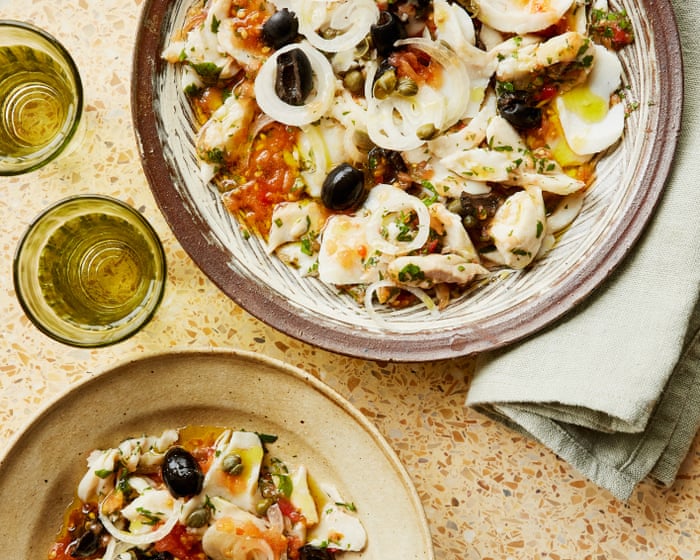 William Gleave’s recipes for Catalan fish salad and fried salted hake