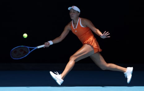 Jessica Pegula enjoyed the cooler conditions at Melbourne Park.