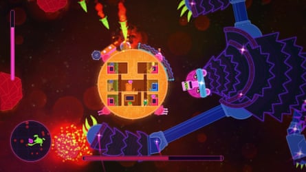 Lovers in a Dangerous Spacetime game