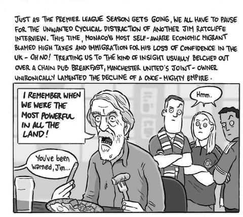 David Squires on … Jim Ratcliffe lamenting the decline of once-mighty empires , panel 1