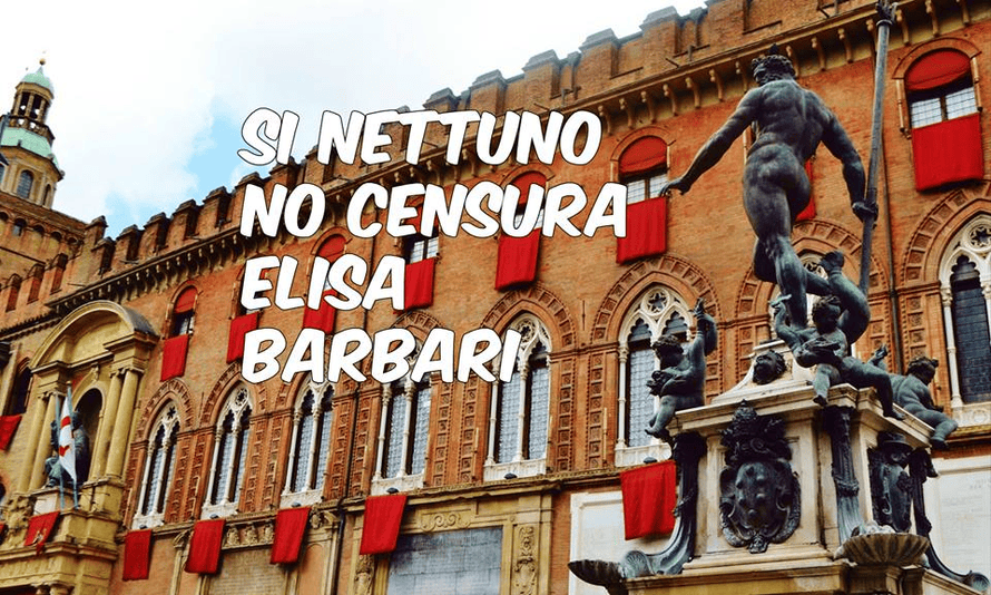 Elisa Barbari’s plea on Facebook: ‘Yes Neptune, no censorship.’