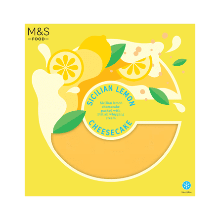 M&S Sicilian lemon cheesecake.