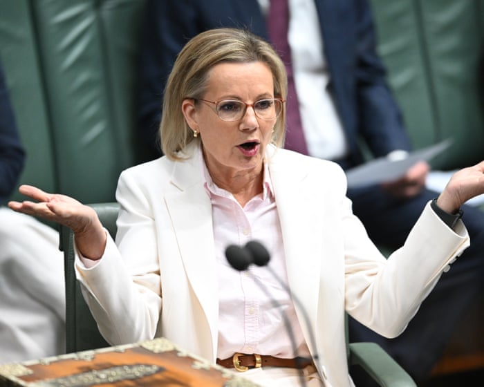 Sussan Ley goes after Anthony Albanese’s Joy Division T-shirt as the Coalition tears itself apart, again