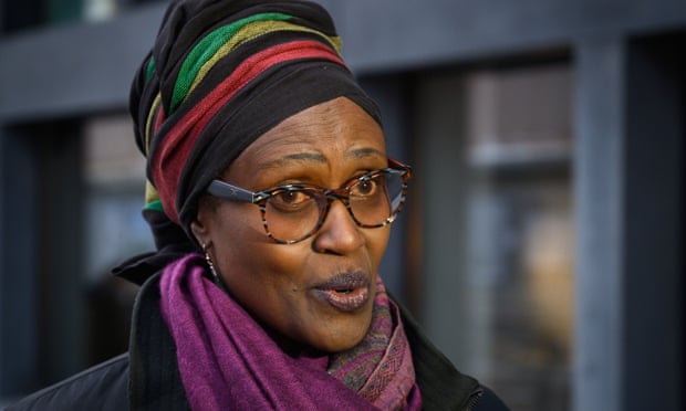 Winnie Byanyima answers questions during an interview with AFP ahead of the World Economic Forum in 2019.