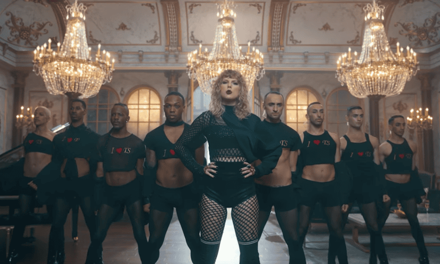 A still from Taylor Swift's music video for her new single Look What You Made Me Do
