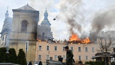 Russia fires nearly 1,000 drones in one of its largest aerial attacks on Ukraine | Ukraine | The Guardian