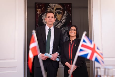 Shabana Mahmood meets the Danish minister for immigration and integration, Rasmus Stoklund, in Copenhagen.