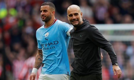 Kyle Walker has played his way back into the good books of Pep Guardiola despite creating unwelcome headlines with his off-field behaviour and having his tactical acumen questioned by his manager.