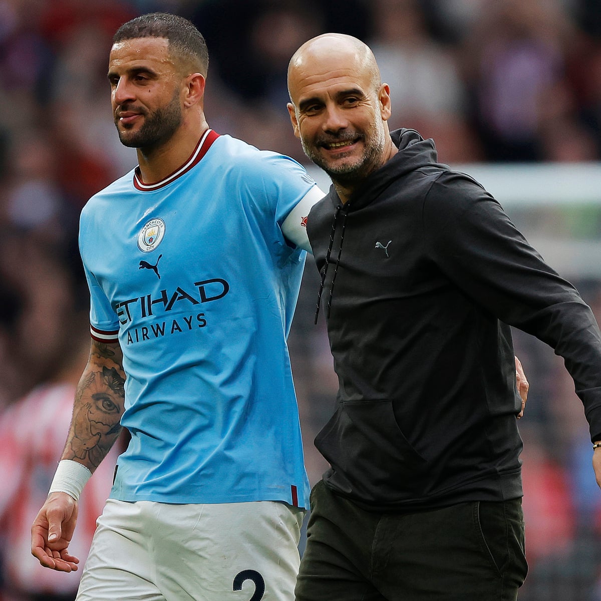 Guardiola hails returning Kyle Walker as 'one of the greatest full-backs ever' | Manchester City | The Guardian