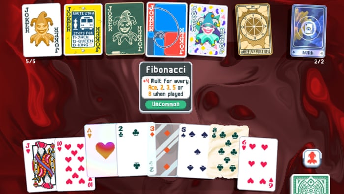Balatro: this fiendish mashup of solitaire and poker has taken over my life | Games | The Guardian Balatro: this fiendish mashup of solitaire and poker has taken over my life | Games | The Guardian