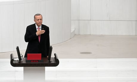 Erdoğan sworn in for new five-year term as Turkish president