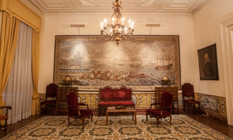 Inside the Portuguese embassy in London