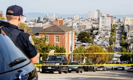 San Francisco police and FBI agents work outside the home of House speaker Nancy Pelosi after her husband Paul Pelosi was attacked by a home invader on Friday.