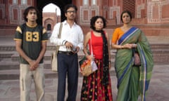 Kal Penn, Irrfan Khan, Sahira Nair and Tabu in the 2006 film of The Namesake.