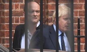Dominic Cummings and Boris Johnson