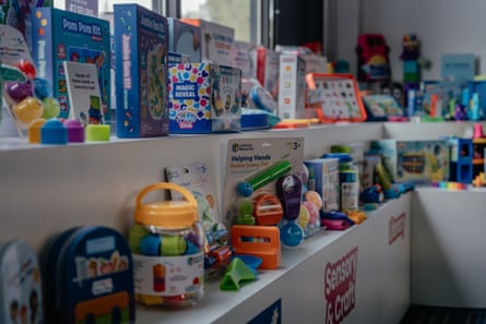 Close-up of colorful toys