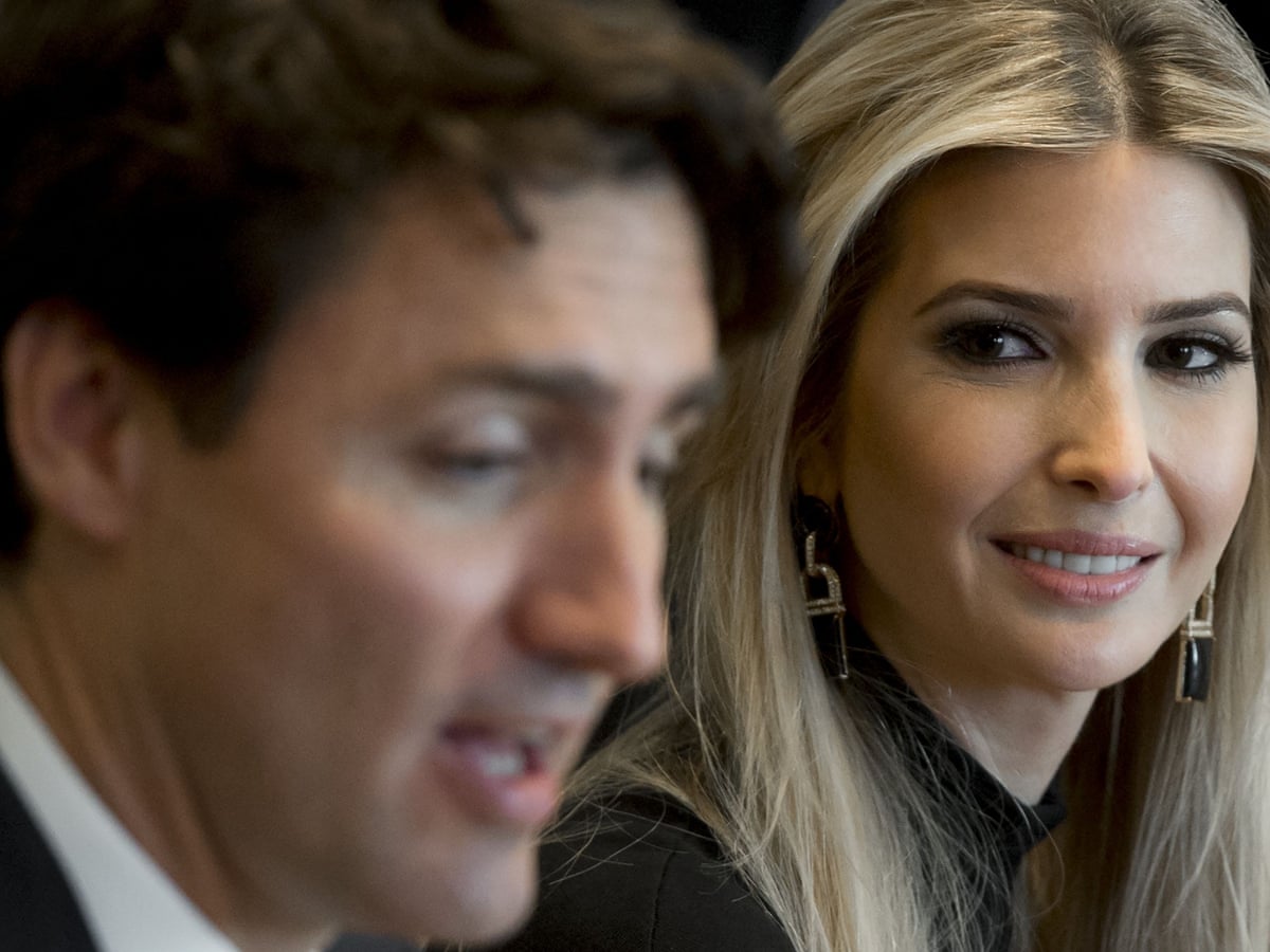 Pictures Of Swooning Ivanka Trump And Justin Trudeau Go Viral Social Media The Guardian