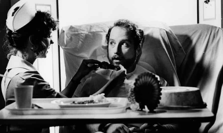 Kaki Hunter and Richard Dreyfuss in a scene from the MGM film of Brian Clark’s play Whose Life Is It Anyway?, 1981
