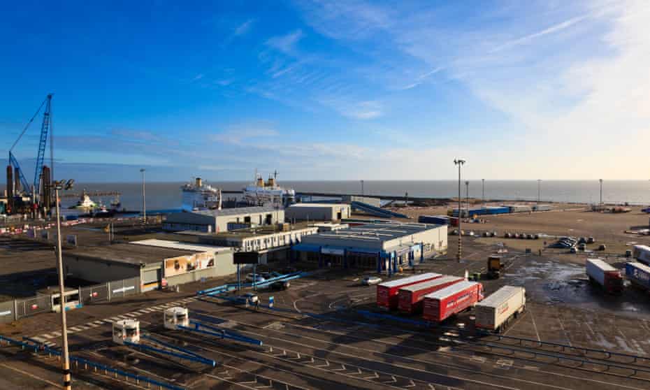Ramsgate ferry terminal.