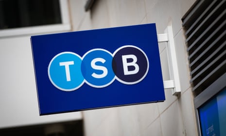 TSB bank sign