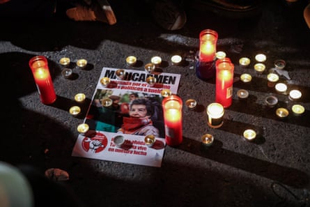 candles on an image