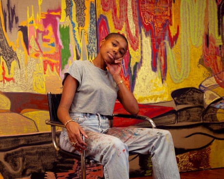 ‘I paint extreme emotions’: Rachel Jones on her riotously colourful paintings – and her obsession with mouths