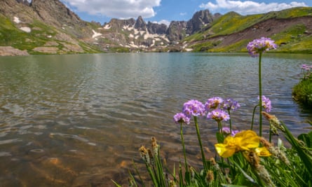 A glacial lake near Mount Cilo in Hakkari, eastern Turkey.