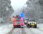 Winter storms bring heavy snow, black ice, flood risks and rain to NSW