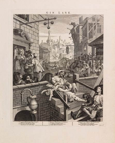 Hogarth’s celebrated Gin Line (1751)