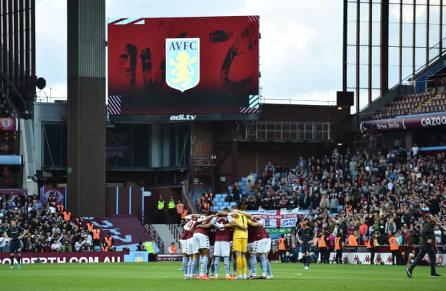 We’re underway at Villa Park.