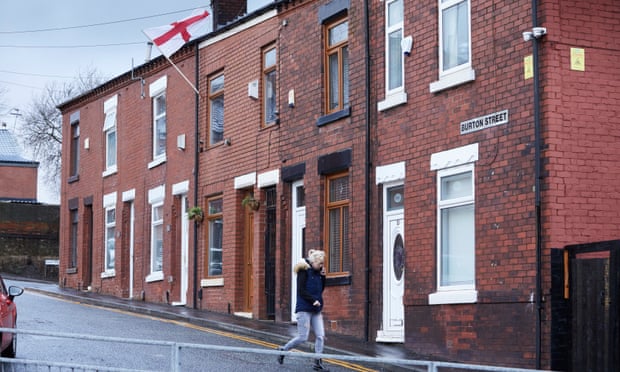 Row of houses in Middleton, Greater Manchester