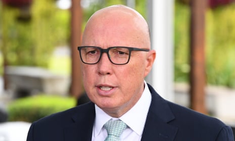 Peter Dutton echoes Ronald Reagan in saying Australia should let ‘freedom solve the problem [of high energy prices] through the magic of the marketplace’.