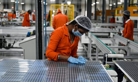 The Vikram Solar factory in Oragadam, Tamil Nadu, India.